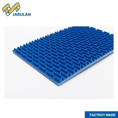 Blue Color Capsule Surface Conveyor PVC Belt Customized Size
