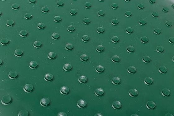 Round Stud PVC Green Conveyor Belt 300mm-2600mm Width For Shoes Conveying
