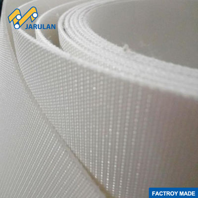 Double Side Fabric Conveyor Belt White Color For Dough Conveying