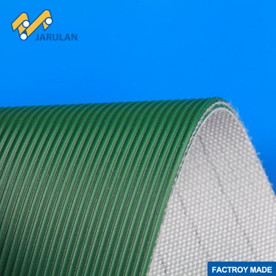Longitudianal Top Green Color PVC Conveyor Belting With Soft Hardness