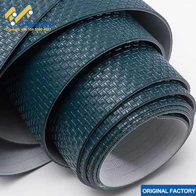 Basket Profile I Shape Pattern PVC Conveyor Belt 2.5mm 3.2mm 3.5mm Thickness