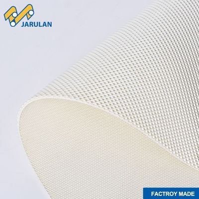 Diamond Pattern White PVC Conveyor Belting 3mm Thick Food Grade Anti Slip