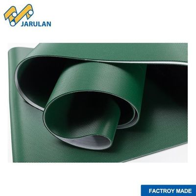 PVC Green Conveyor Belt Roll Diamond Top For Industrial Transfer