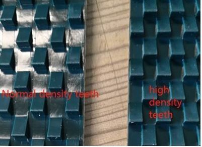 Low Hardness Non Slip Flexible Conveyor Belt With H Saw Tooth Profile