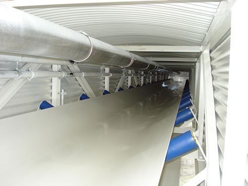 Trough Applicable Flame Retardant Sugar Belting 9.6mm Thickness For Bucket Elevator