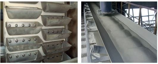 Trough Applicable Flame Retardant Sugar Belting 9.6mm Thickness For Bucket Elevator