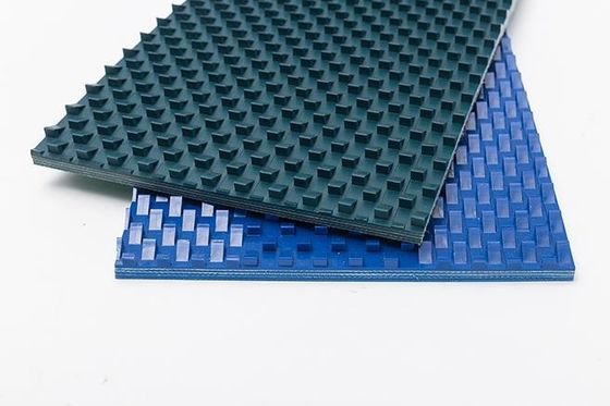 Sawtooth Pattern Pvc Conveyor Belt Non Slip 11mm 13mm Thickness