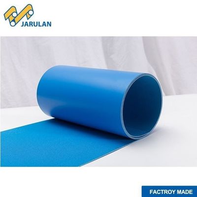 Blue Color Matt Top PU Conveyor Belt For Food Industry With Oil Resistant