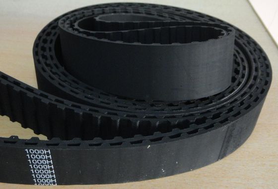 Black Color Rubber Timing Belt Industrial Drive Seamless H Type Timing Belt