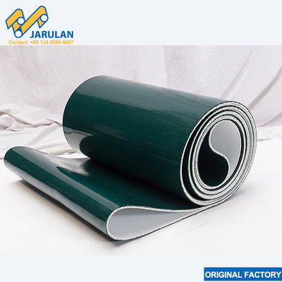 Dark Green PU Conveyor Belt Seamless Wrapping Steel Belt Oil Resistant