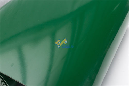 JARULAN Factory Price 2.5mm Petrol Blue PVC Conveyor Belt 2 Ply Polyester Fabric 2000mm Width