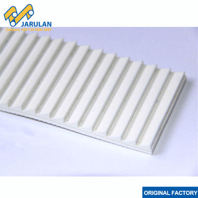 Sawtoothed Trapezoid Washboard PVC Conveyor Belting For Food Industry