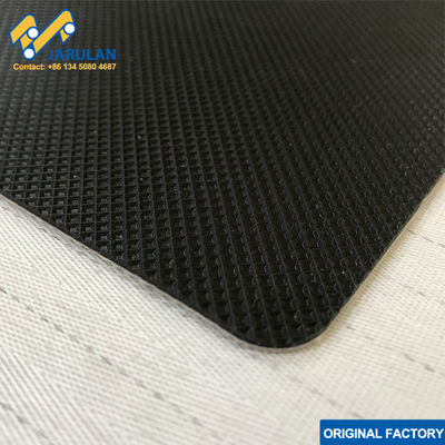Diamond Surface Black Conveyor Pvc Belt Pinggang Treandmill Untuk Gym