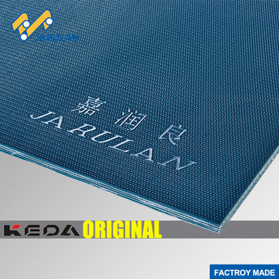 Rhombic Pattern 9mm PVC Line Polishing Conveyor Belt For Ceramics Industry